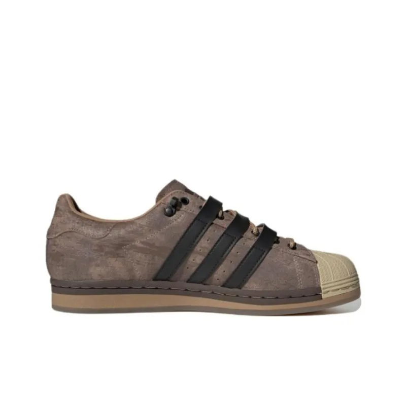 Adidas Melting Sadness X Adidas Originals Superstar Karoro Hole 'Brown Black Creamyellow'-1