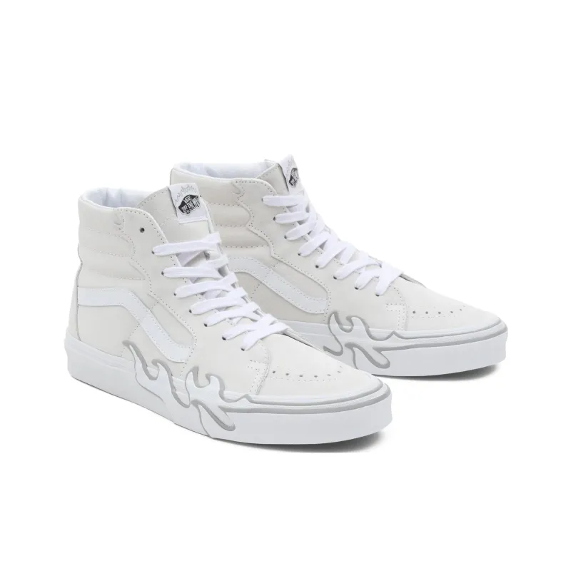 Vans Sk8 Hi 'Flame White'-2