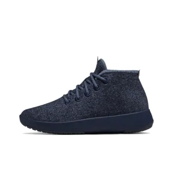 Allbirds Mizzle Up Cushioning High-Top Casual Shoes Women's Midnight Blue