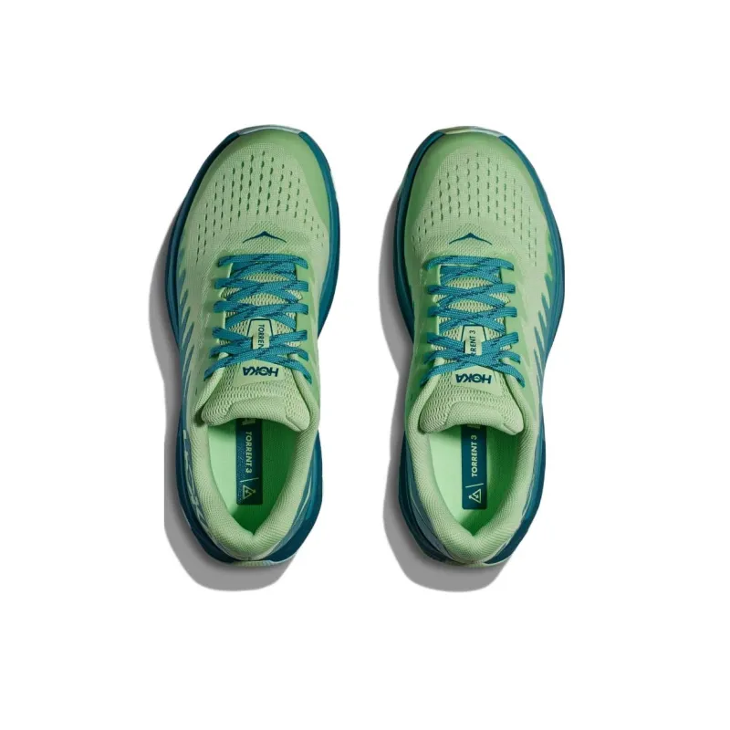 HOKA ONE ONE Torrent 3 Cushioning Anti-Slip And Wear-Resistant Low-Top D Unisex Green-3