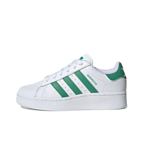 Adidas Superstar XLG White Semi Court Green Women's