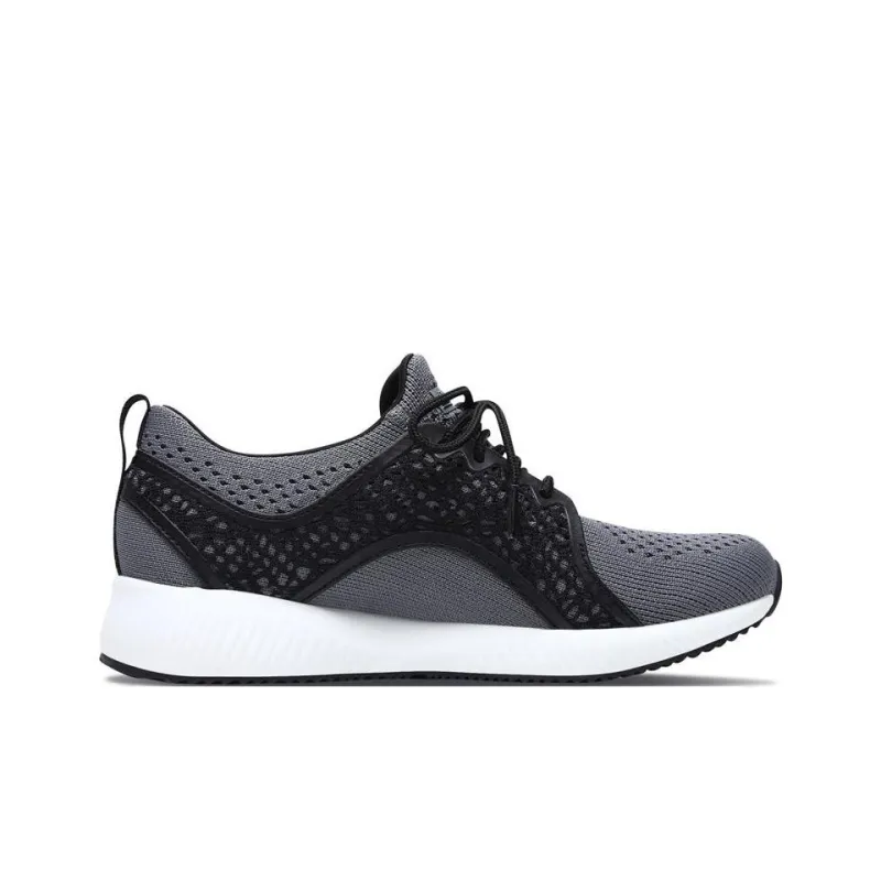 Skechers Bob's Squad Anti-Slip And Wear-Resistant Breathable Low-Top Sports Casual Shoes Women's Charcoal-1
