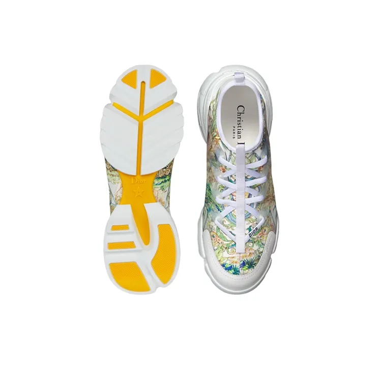 DIOR D-Connect Low-Top Casual Shoes Women's White-5