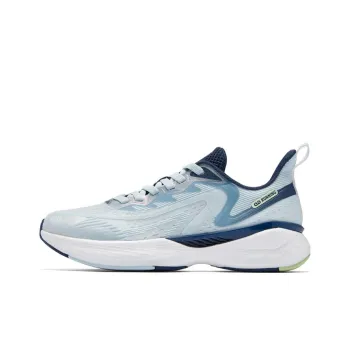QIAODAN Flying Shadow Team1.0 Anti Slip Wear Resistant Low Top Long Distance Running Shoes Men's Blue