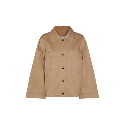 GANNI Jackets Women's Beige