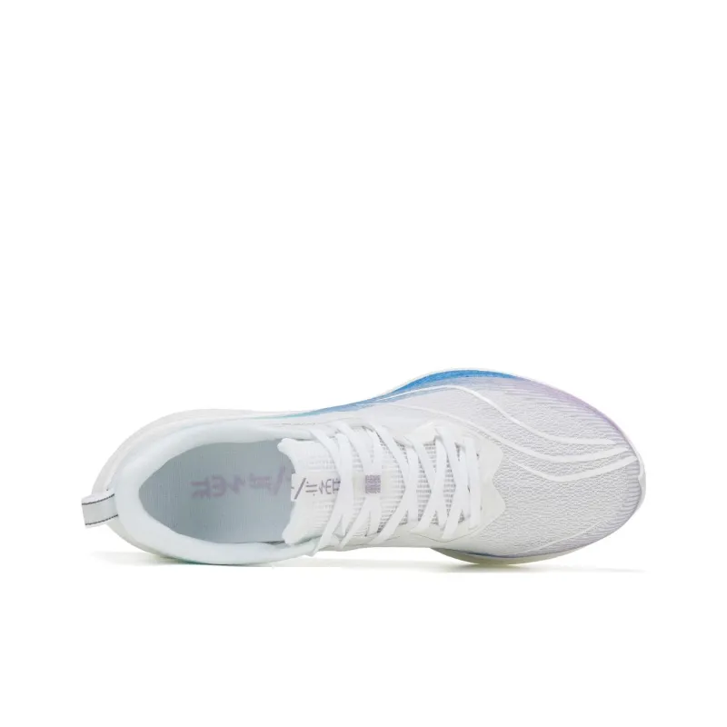 LiNing Red Hare 6 Pro Anti Slip And Wear Resistant Breathable Low Top Running Shoes Women's White Blue Cyan Purple-3