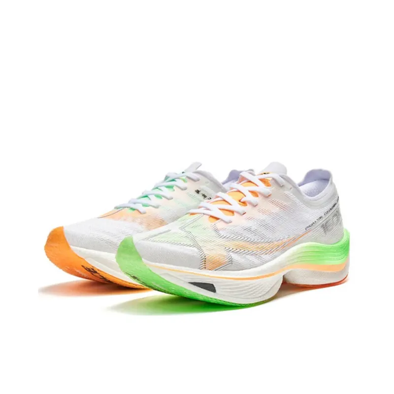 XTEP Racing 160X 5.0 Slip-Resistant Low-Top Running Shoes Men's New White Overseas Version-2