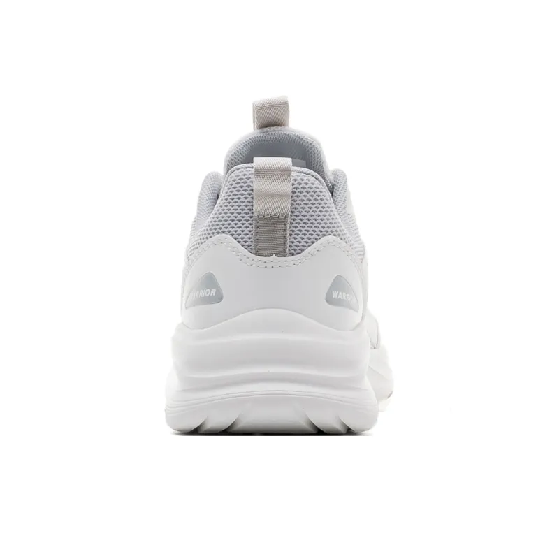 Warrior Shock Absorbing, Non Slip, Wear Resistant, Breathable And Lightweight Low Top Casual Shoes Unisex White Gray-5