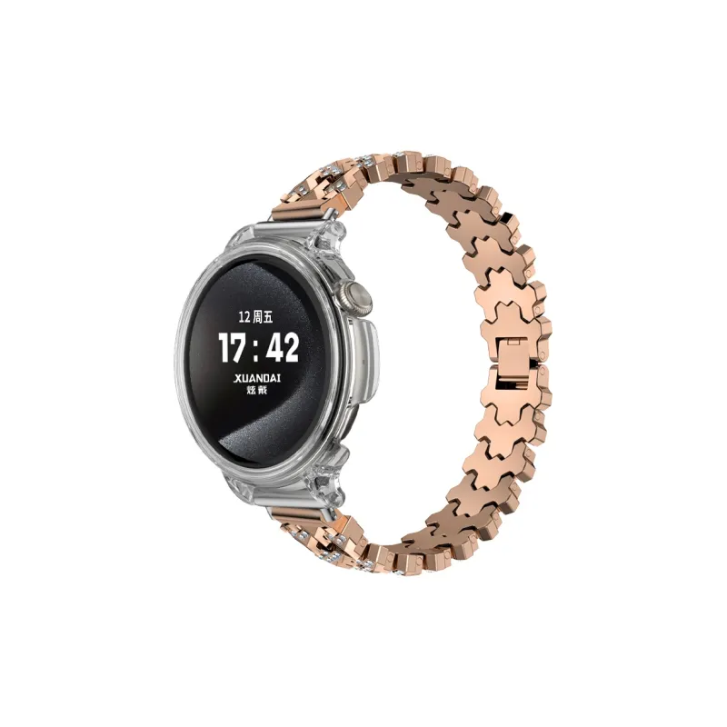 Yu Qing Compatibility Vivo Watch/iQOO Watch GT/3/2/1 Smart Wristband Vivo Compatibility Watch Band 150mm Alloy-25