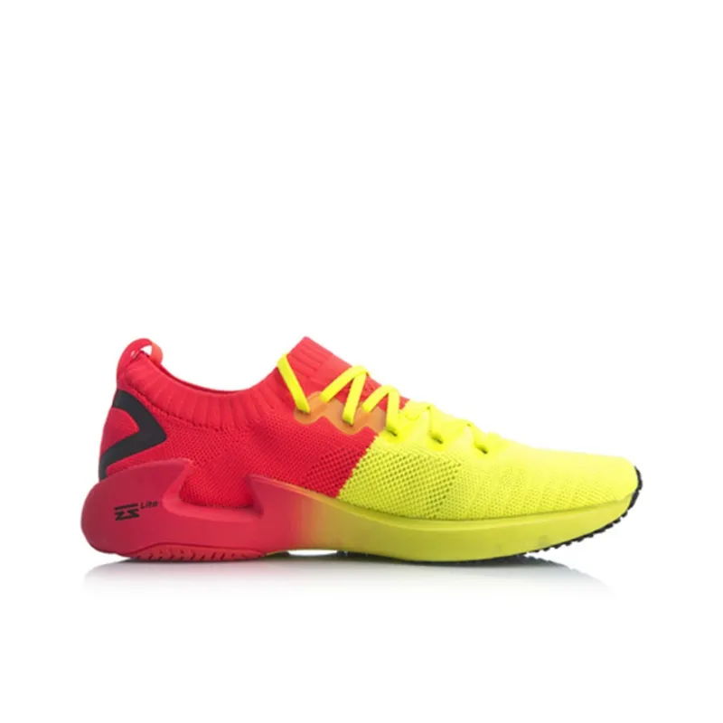 LiNing Non slip Lightweight Low Top Running Shoes Men's Red-1