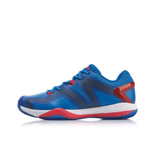 LINING Swirl Badminton Shoes Unisex Low-Top Blue