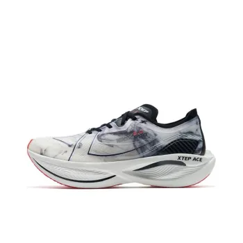 XTEP 160X 3.0 Pro Cushioning Anti Slip And Wear Resistant Lightweight Rebound Low Top Running Shoes Men's White Black