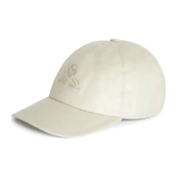 Loro Piana Linen Baseball Caps Kids' Star Sand
