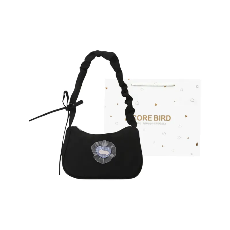 CORE BIRD Canvas Bag Shoulder Bags Women's Black/White/Green/Fuchsia/Orange-13