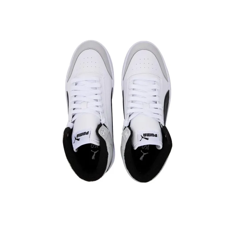 PUMA Shuffle Mid Wtr 'White Black'-3