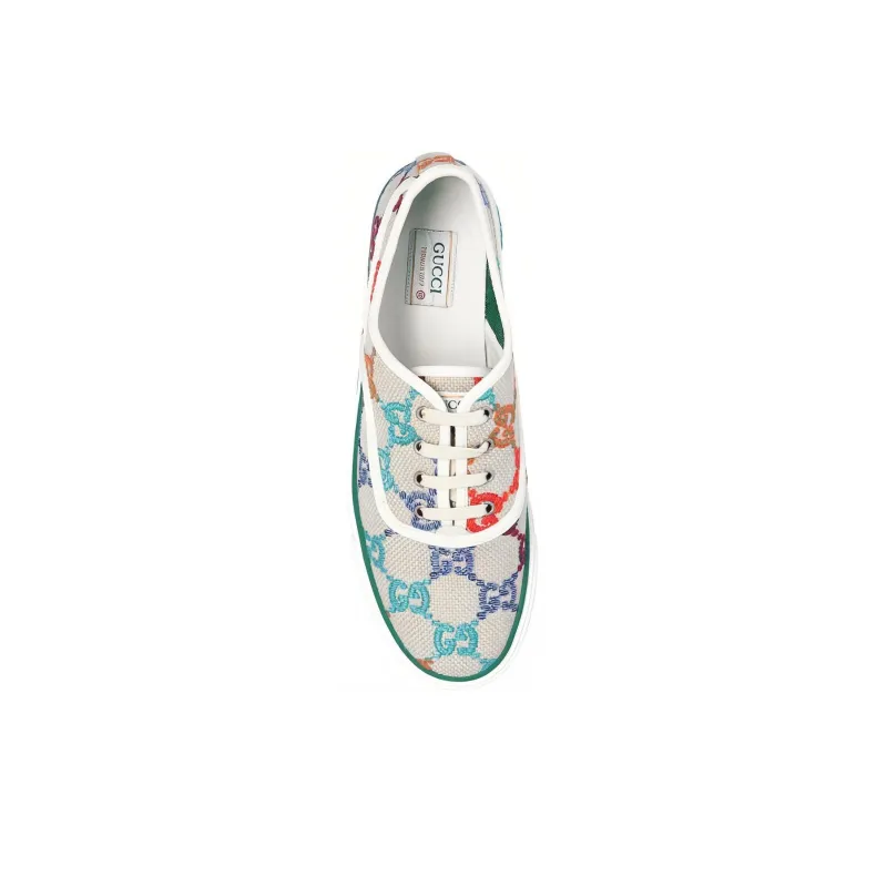 GUCCI Tennis 1977 Low 'GG Embroidered Logo Multi'-3