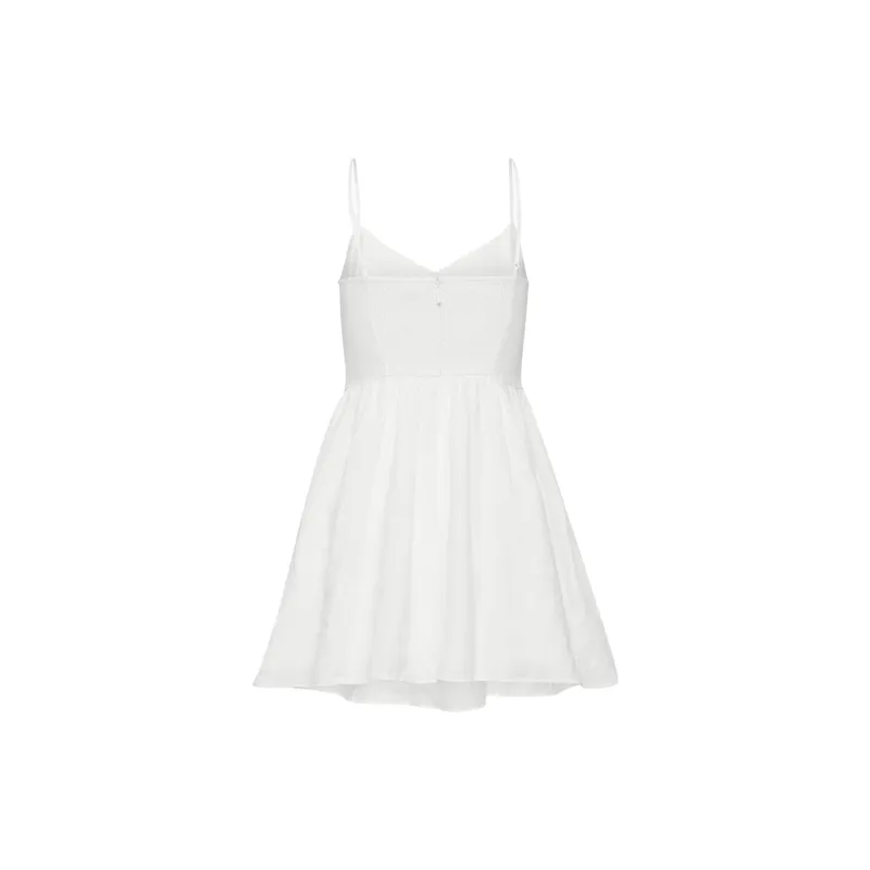 ARITZIA Wilfred Influence Linen Mini Dress Slip Dresses Women's White/White-1