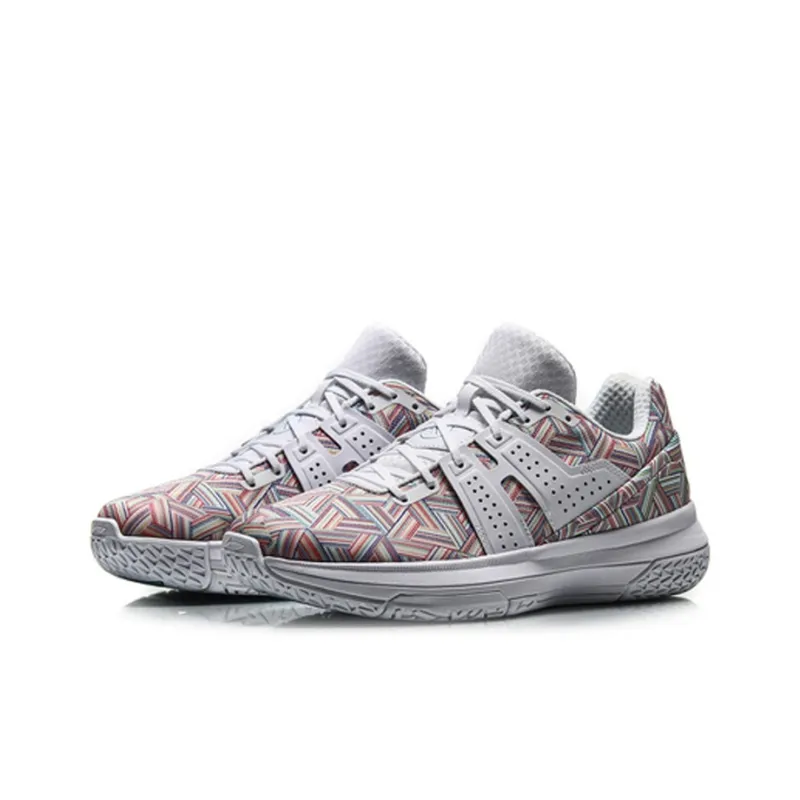 LiNing Speedy Rain Cushioning, Slip Resistant, And Abrasion Resistant Low Top Basketball Shoes Gray Red-2