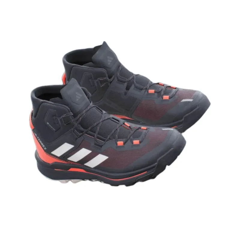 Adidas Terrex Skychaser Tech Gore Tex Core Black Wonder Beige Semi Impact Orange-2