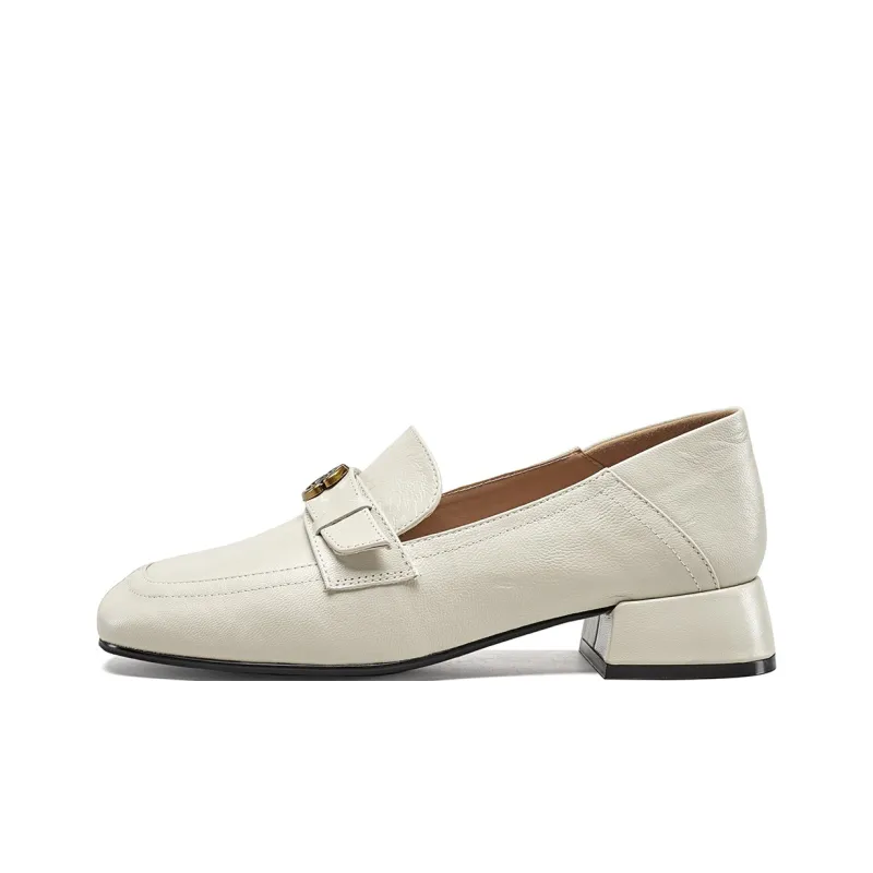 YEARCON Loafers Women's Red Brown/Ecru/Black-4