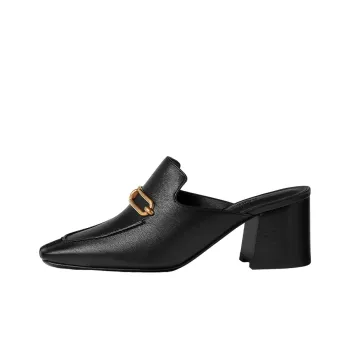 HERMES Gisele Stylish Sandal 6cm Men's Black