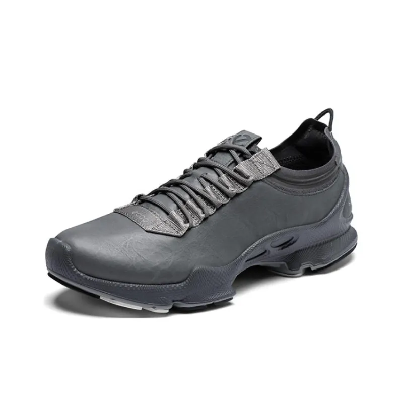 Ecco Striding C Breathable Low Top Casual Shoes Men's Magnet Gray-1