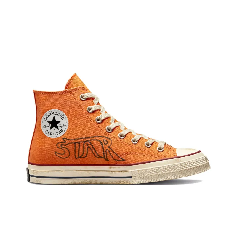 Converse Chuck Taylor All Star 70 Hi Come Tees Orange-1