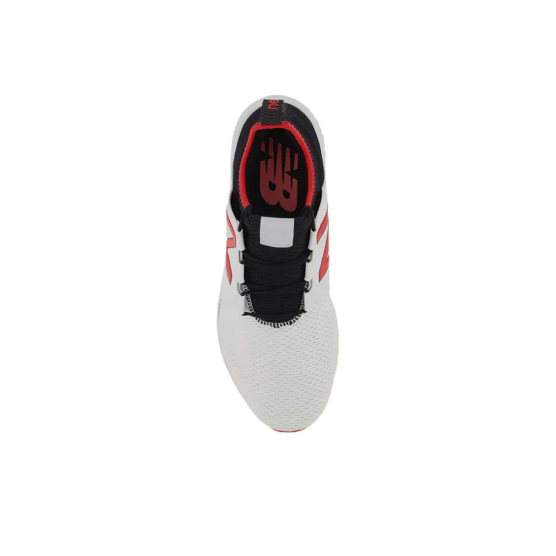 New Balance NB Fresh Foam Cruzv1 Running Shoes Men Low-Top White/Black/Red-3