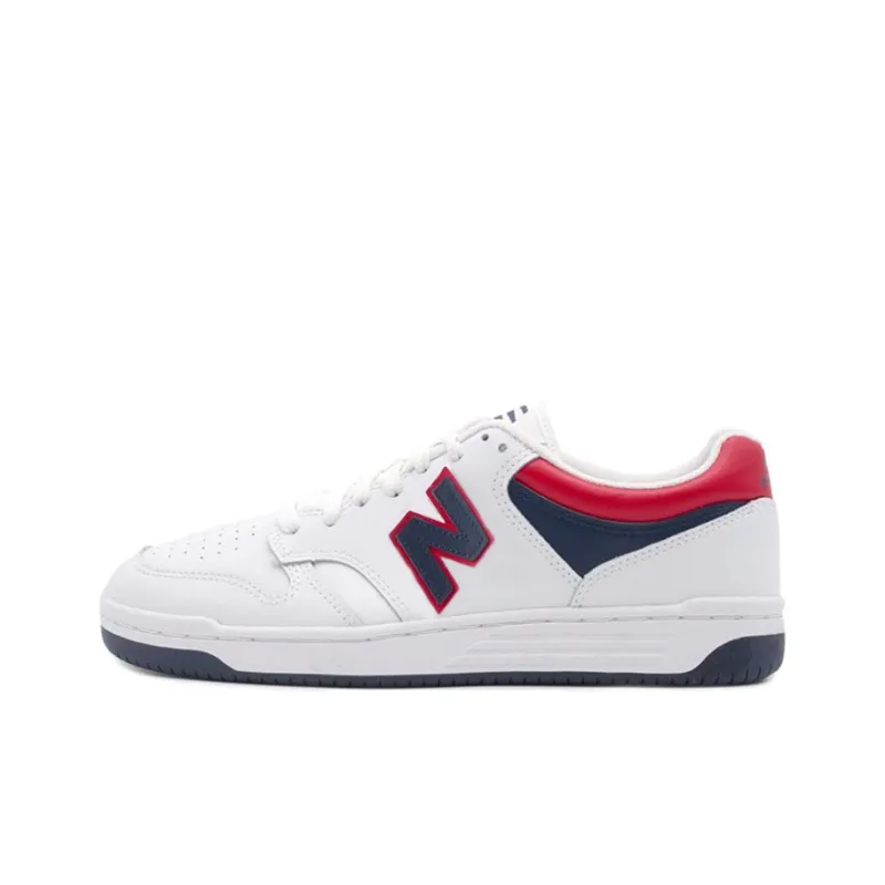 New Balance 480 White Indigo Red-0