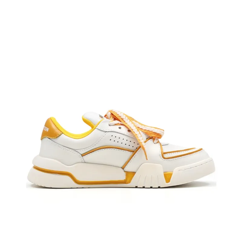 The Last Redemption Spacecourt Stylish Skateboarding Shoes Men's Yellow-1