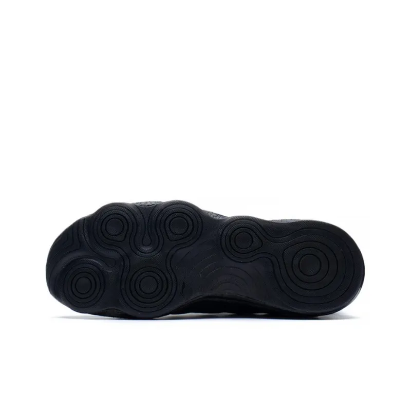 LiNing Wujie 3 Shock Absorbers With Slip Resistant And Abrasion Resistant Properties Low Top Casual Shoes Men's Black-4