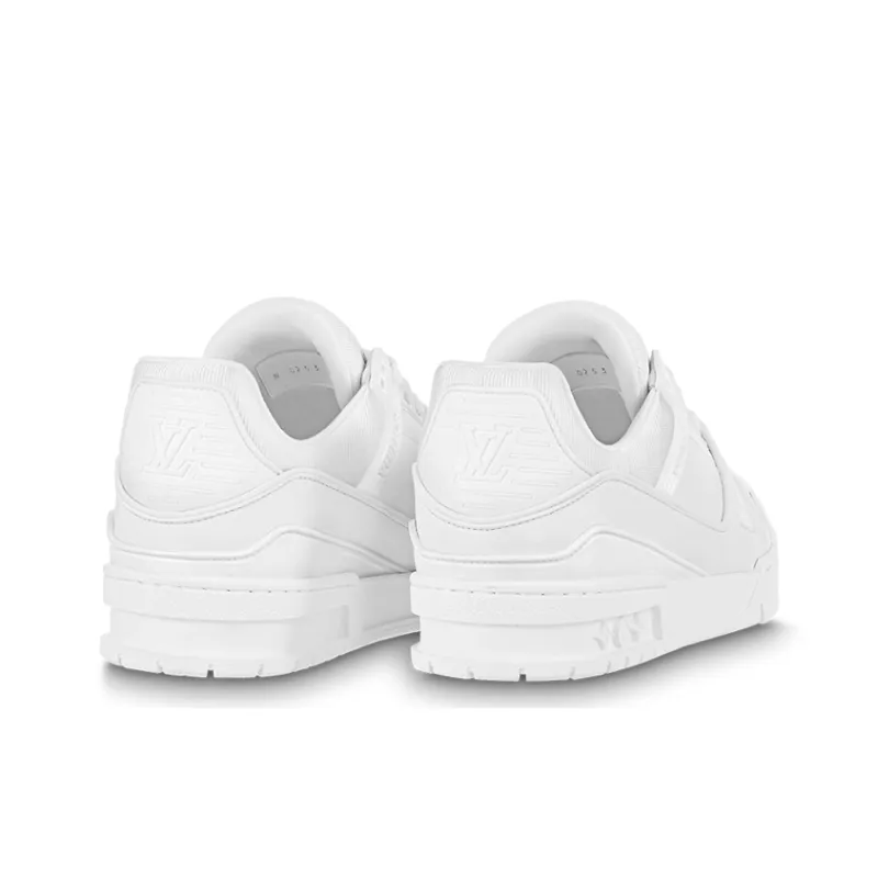 LOUIS VUITTON Trainer Slip Resistant Low Top Skateboard Shoes Women's White-3