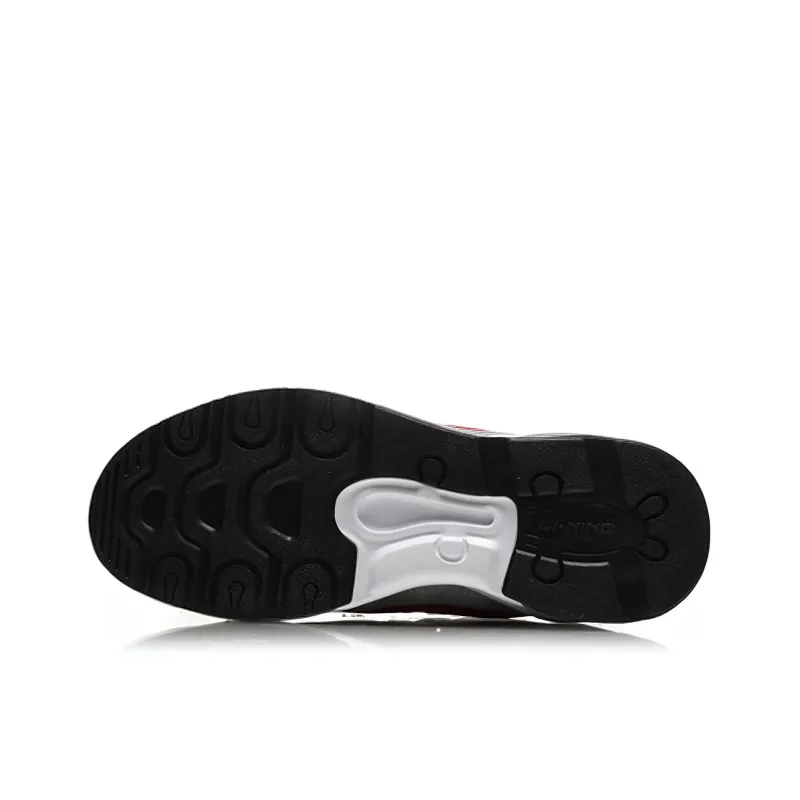 LiNing Back To The Future Cushioned Slip Resistant Low Top Casual Shoes Men's Glacier Gray-4
