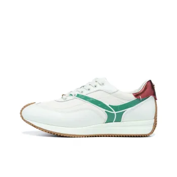 LI NING 1990 Zhengrong Anti Slip Wear Resistant Low Top Sports Casual Shoes Women's White Green