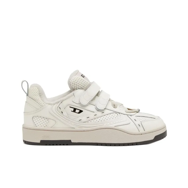 DIESEL S-Ukiyo Low-Top Skateboard Shoes Men's White-1