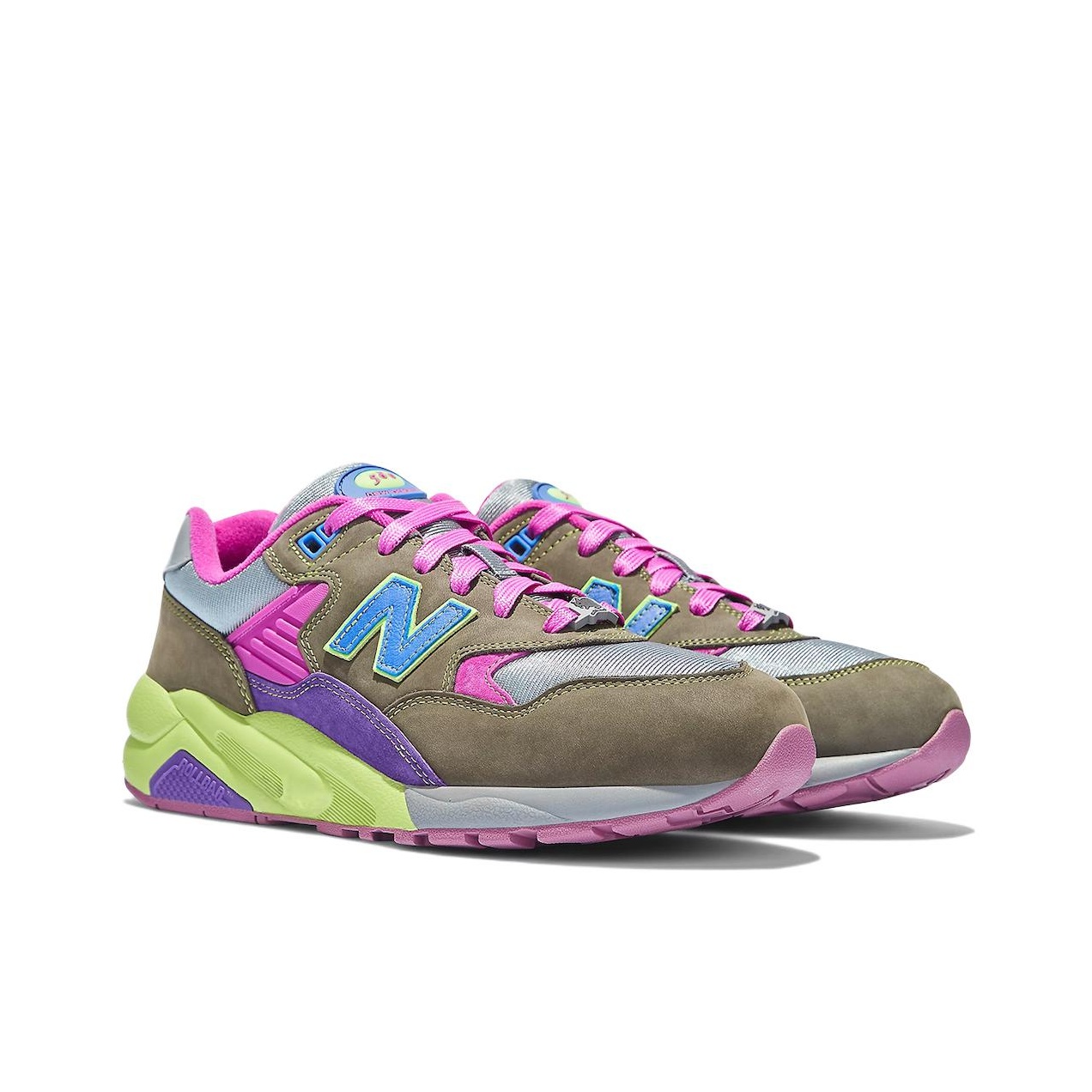 New Balance 580 Stray Rats Khaki Purple POIZON