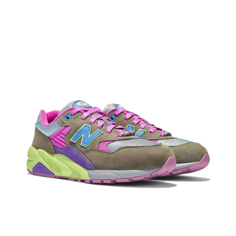 New Balance 580 Stray Rats Khaki Purple-2