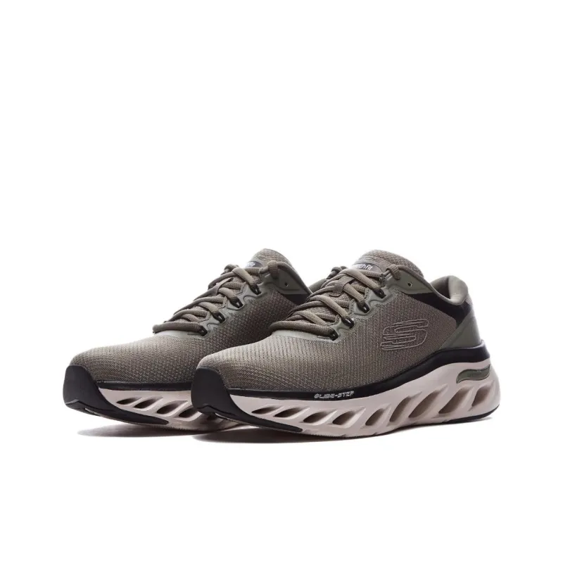 Skechers Glide Step Arch Fit Highlighter Breathable Lightweight Low-Top Sports Casual Shoes Light Green-2