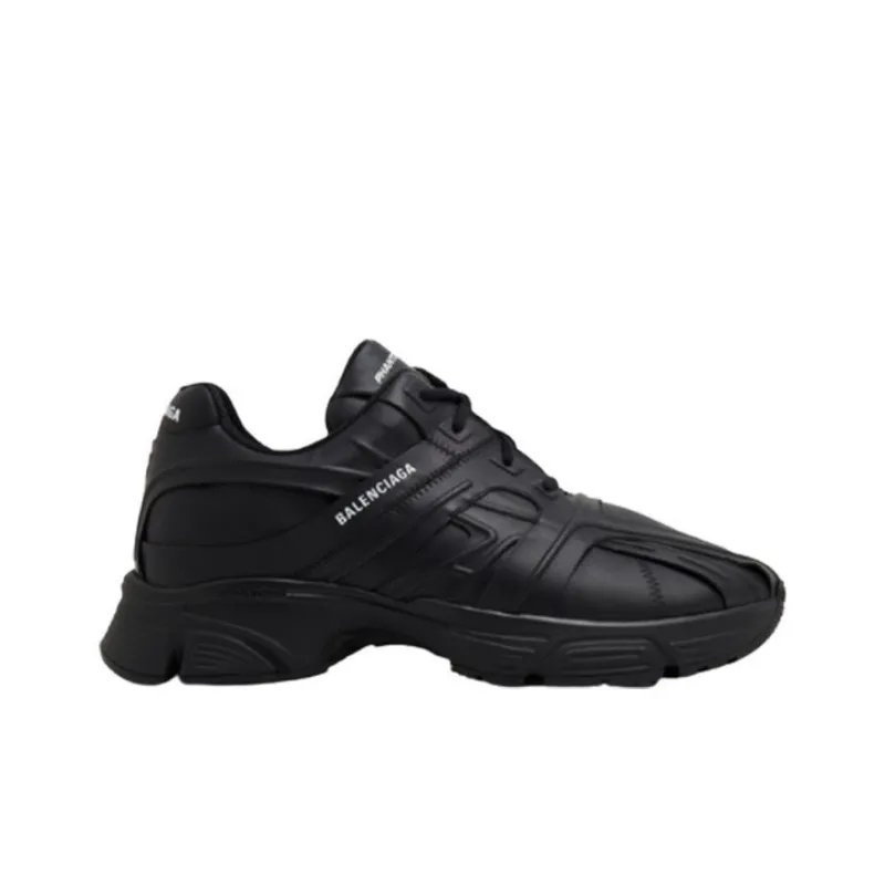 Balenciaga Phantom Sneakers 'Black Leather''-1