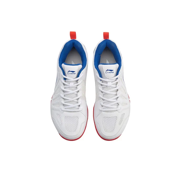 LiNing Ace Shock Absorbers Slip Resistant, Abrasion Resistant, Breathable Low Top Badminton Shoes Men's Standard White-3