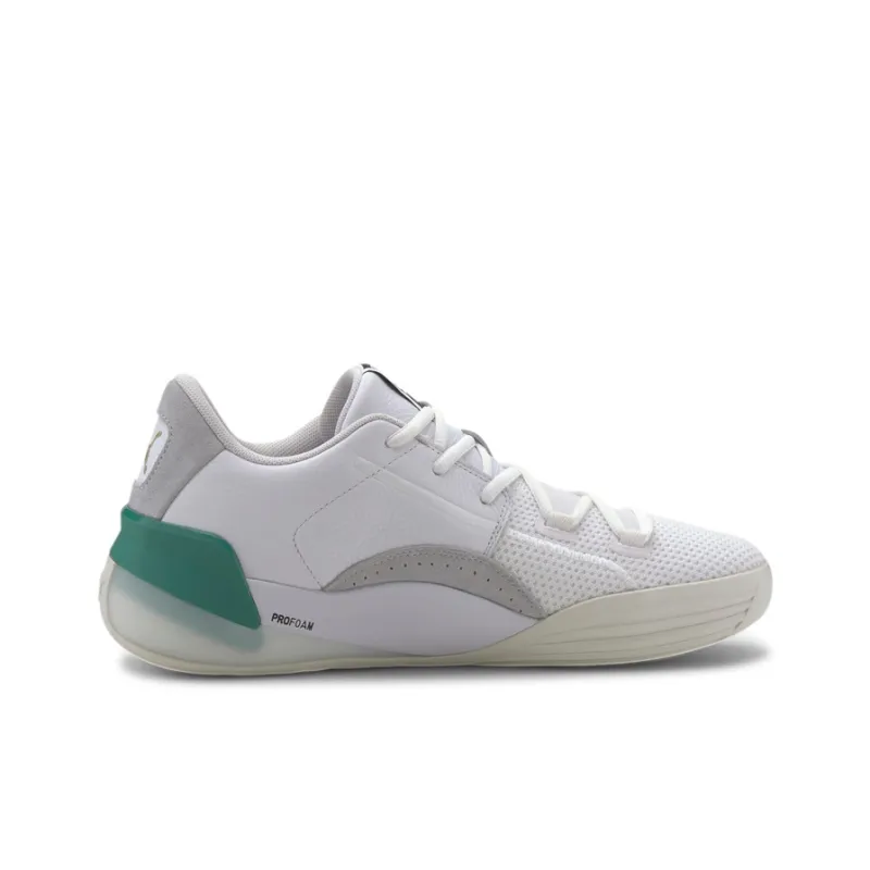 PUMA Clyde Hardwood White Green-3