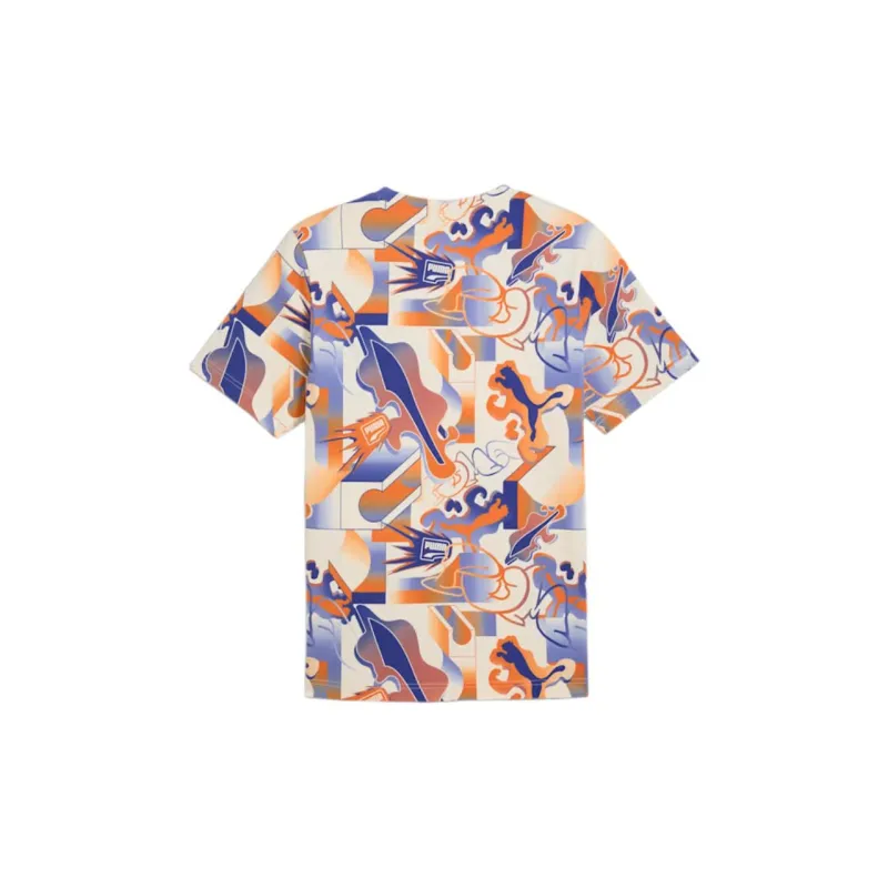 PUMA Classics Brand Love SS24 T-Shirt Men's High Mountain Snow White-1