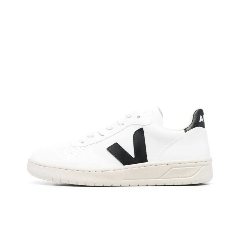 VEJA V 10 White Black Women's-0