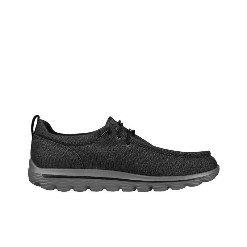 Skechers GO WALK 2 Casual Shoes Men Low-Top Black/Gray-1
