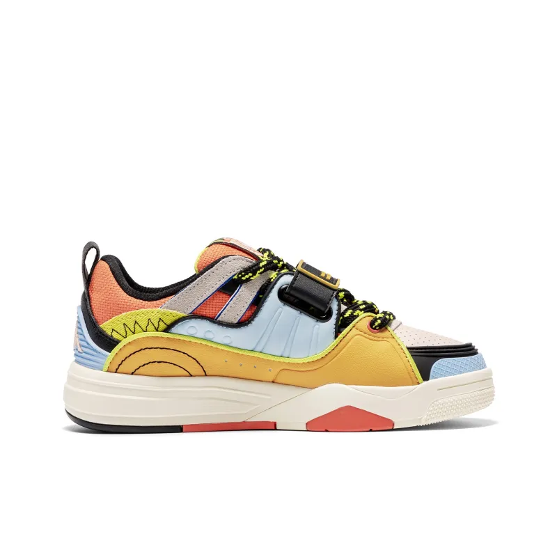 Kappa Slip-Resistant Lightweight Height Increasing Low-Top Skateboard Shoes Unisex-7