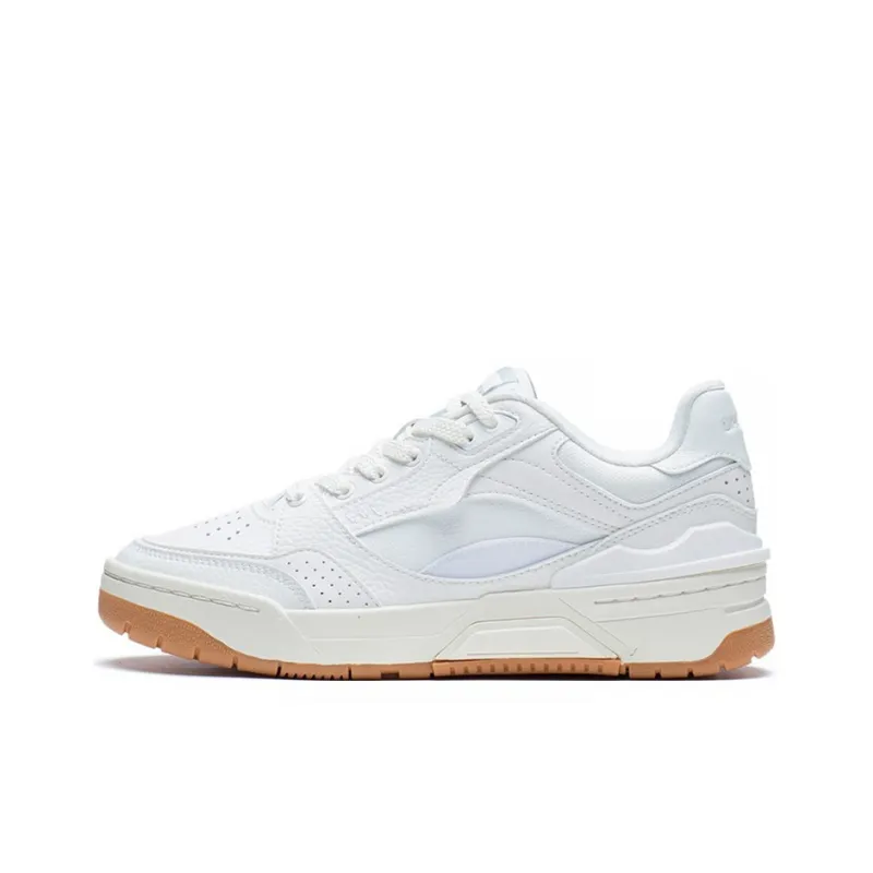 LiNing RSR 101 Non slip Lightweight Low Top Skateboard Shoes Men's Mist White-0