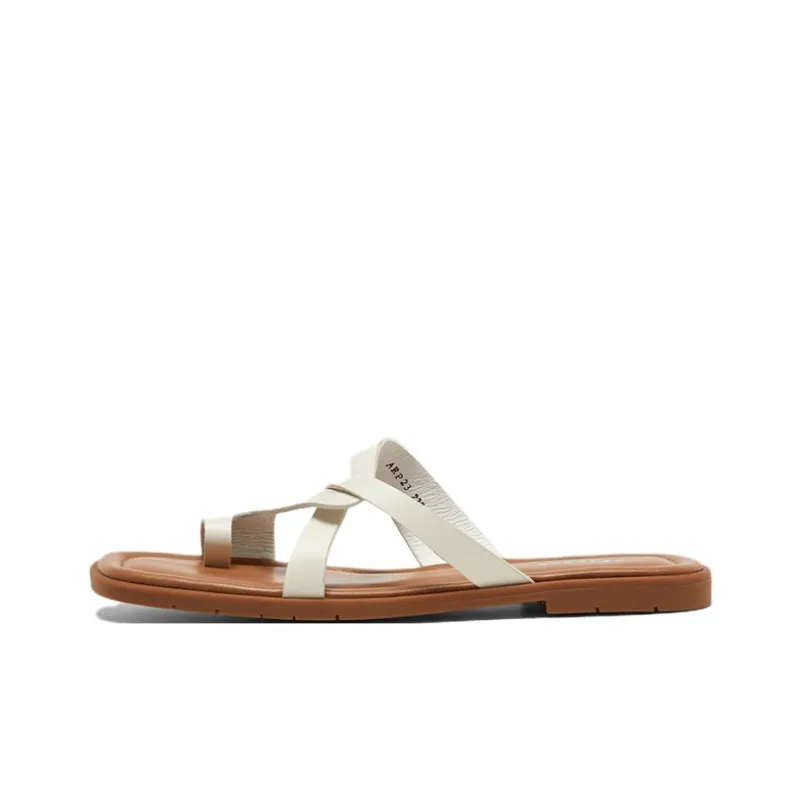 BATA Rubber Sole Odor-Resistant Slip-Resistant Slide Slippers Women's-0