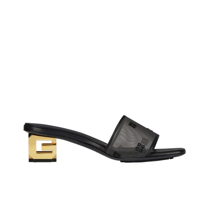 Givenchy 4G Slide Slippers Women's Black-1