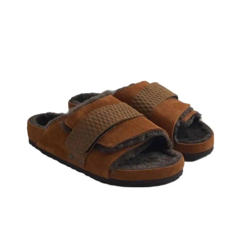 Birkenstock Kith X Kyoto Vl Shearling 'Mink'-1