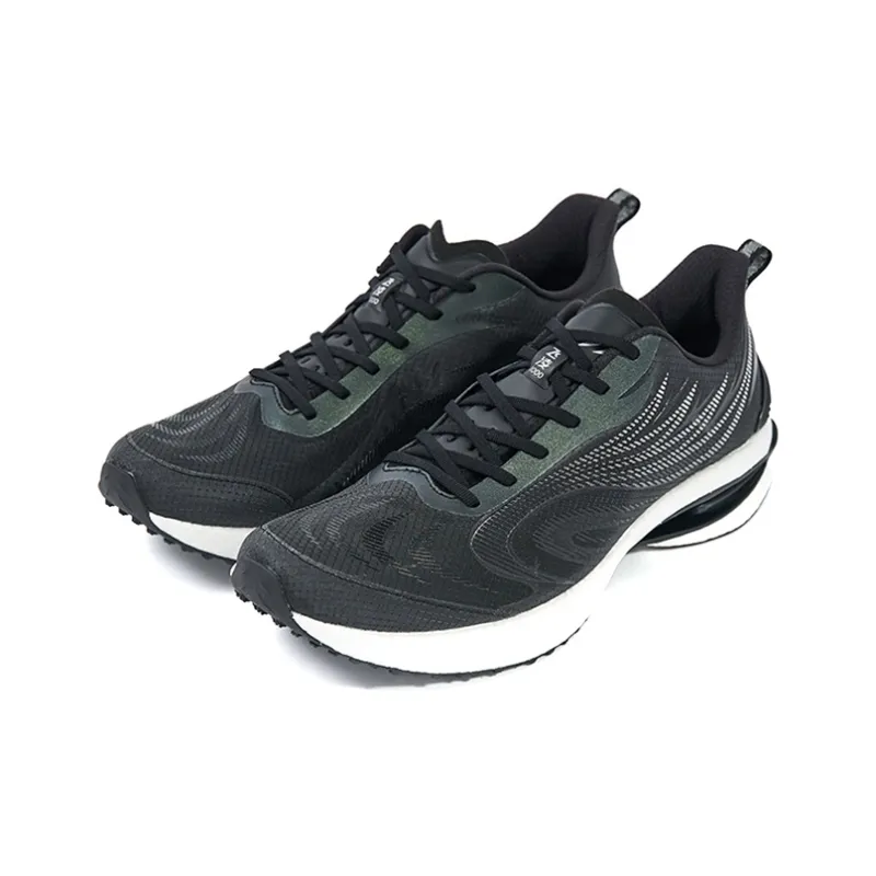 XTEP Fei Ling Slip Resistant, Abrasion Resistant, Breathable Low Top Sprint Running Shoes Women's Black-1